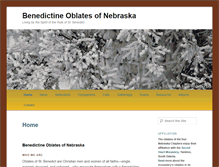 Tablet Screenshot of nebraskabenedictineoblates.org